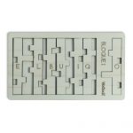 Casse-tête puzzle en bois décoration mandala fractale Petit Prix Livraison Gratuite fait en France en bois de peuplier.