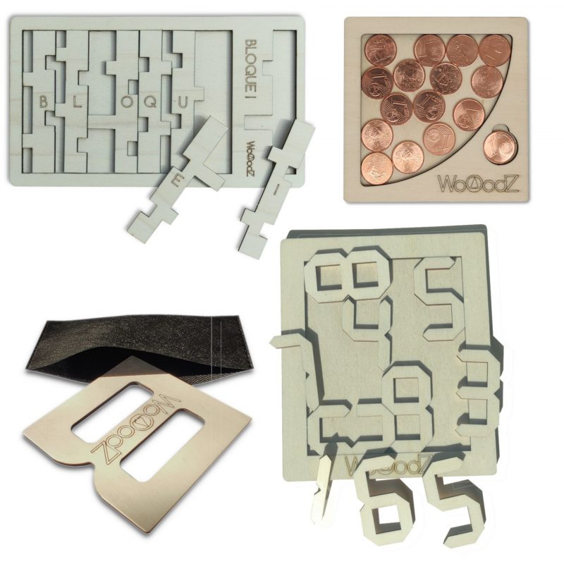 Collection de 4 casse-têtes de facile à expert