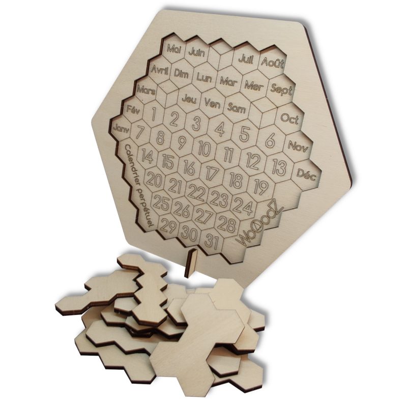 Puzzle Calendrier perpétuel Français